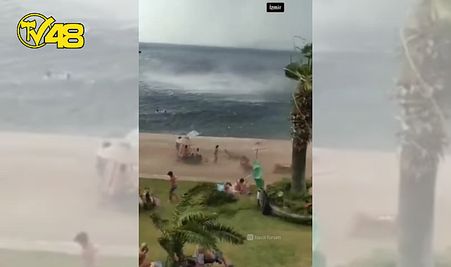 ANİDEN ETKİSİNİ GÖSTEREN FIRTINADA BAZI BALIKÇI TEKNELERİ BATTI!