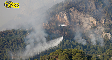 ANTALYA'NIN KEMER İLÇESİNDEKİ ORMAN YANGINI 4. GÜNÜNDE SÖNDÜRÜLDÜ