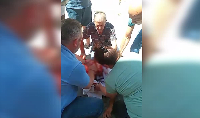 ANTEN TAKARKEN DENGESİNİ KAYBEDİP BETON ZEMİNE DÜŞTÜ