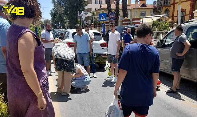 ATATÜRK BULVARINDA TEK TARAFLI MOTOSİKLET KAZASI