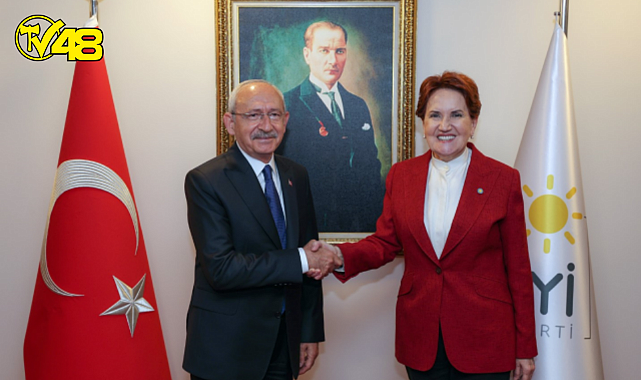 CHP LİDERİ KILIÇDAROĞLU, İYİ PARTİ LİDERİ AKŞENER&#039;İ ZİYARET ETTİ