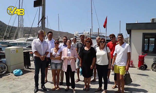 CHP MİLLETVEKİLİ GİZEM ÖZCAN MARMARİSTEKİ TEKNE BAĞLAMA KAPASİTESİ İÇİN TEPKİ GÖSTERDİ