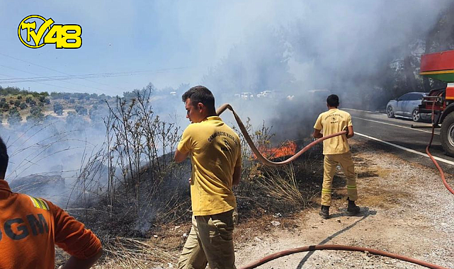 ERKEN MÜDAHALE SAYESİNDE YANGININ ÖNÜNE GEÇTİLER