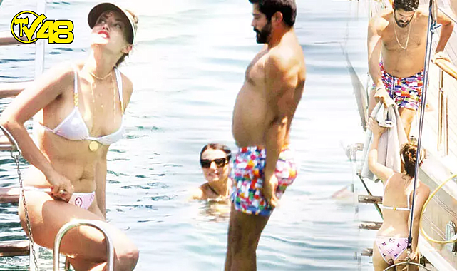 FAHRİYE EVCEN-BURAK ÖZÇİVİT ÇİFTİ, BODRUM TATİLİNDE GÖRÜNTÜLENDİ