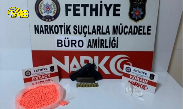 FETHİYE&#039;DE UYUŞTURUCU TİCARETİ YAPAN ZANLI YAKALANDI
