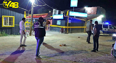 GAZİNODA SİLAHLI KAVGA  1 ÖLÜ 2 YARALI