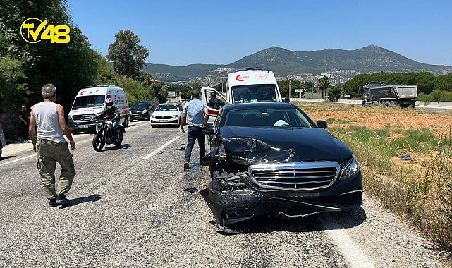 MİLAS - YATAĞAN KARAYOLUNDA TRAFİK KAZASI: 1 YARALI