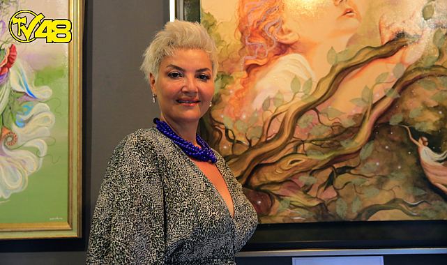 YEŞİM LİVANOĞLU&#039;NUN RESİM SERGİSİ BODRUM&#039;DA AÇILDI