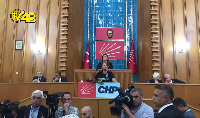 AKBELEN KÖYLÜLERİ CHP GRUP TOPLANTISINDA KONUŞTULAR