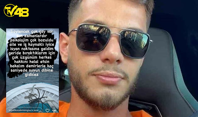 AYAĞINA ÇAPA BAĞLAYARAK DENİZE ATLADI