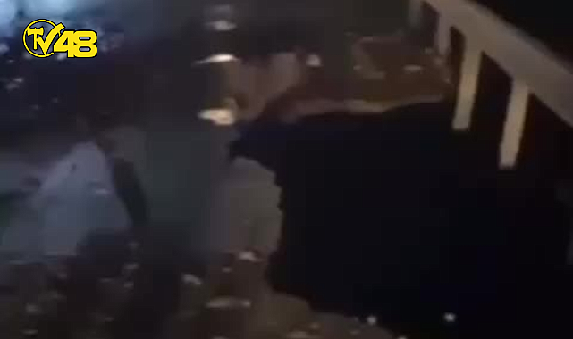 BODRUM TORBA&#039;DA SU HATTI PATLADI, YOL ÇÖKTÜ!