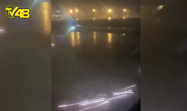 İNİŞ SIRASINDA KORKU DOLU ANLAR