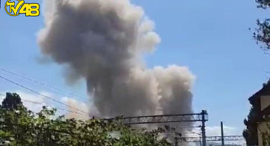 KOCAELİ'DE KORKUTAN PATLAMA