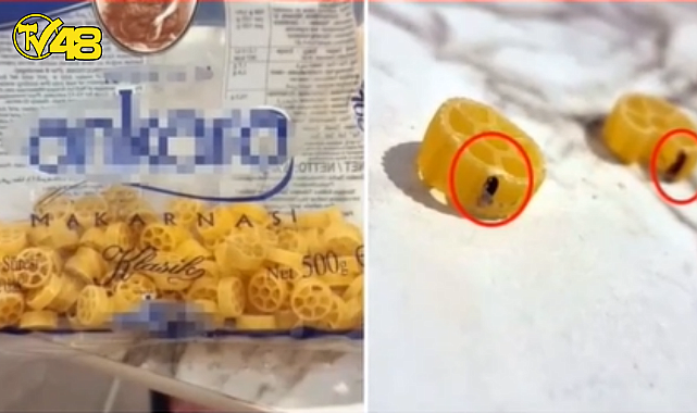 MAKARNADAN BÖCEK ÇIKTI