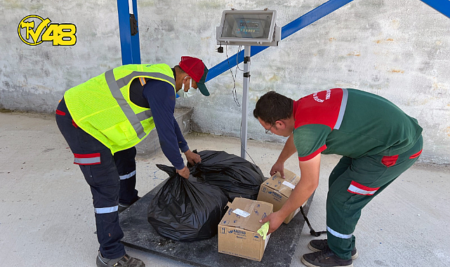 MENTEŞE ATIK TOPLAMA MERKEZİ’NDE 10 BİN 964 TON ATIK TOPLANDI