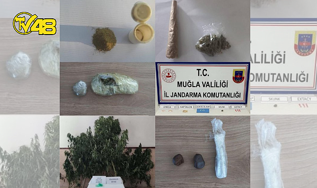 MUĞLA&#039;DA YAPILAN UYUŞTURUCU OPERASYONUNDA 19 ŞÜPHELİ YAKALANDI!