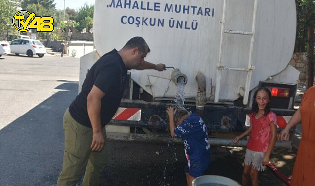 YOĞUN SU KESİNTİLERİ NEDENİYLE BODRUM&#039;DA TANKERLE SU DÖNEMİ!