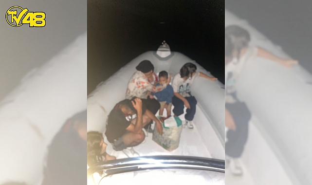 YUNANİSTAN UNSURLARINCA TÜRK KARASULARINA İTİLEN 6 GÖÇMEN BODRUM&#039;DA KURTARILDI