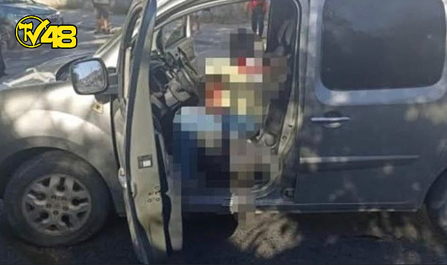 BODRUM&#039;DA 2 KİŞİ OTOMOBİL İÇİNDE SİLAHLA VURULARAK ÖLDÜRÜLDÜ