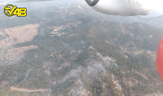 KÖYCEĞİZ&#039;DE ORMAN YANGINI