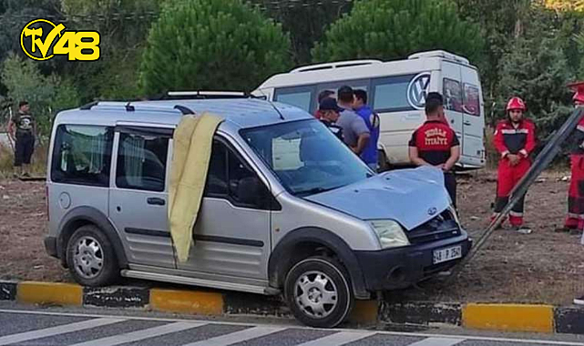 MARMARİS&#039;TE TİCARİ ARAÇ VE PERSONEL SERVİS ÇARPIŞTI  1 KİŞİ HAYATINI KAYBETTİ 7 KİŞİ YARALANDI!