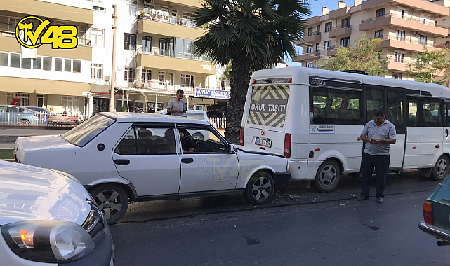 MİLAS HALİL BEY BULVARI&#039;NDA ZİNCİRLEME KAZA!