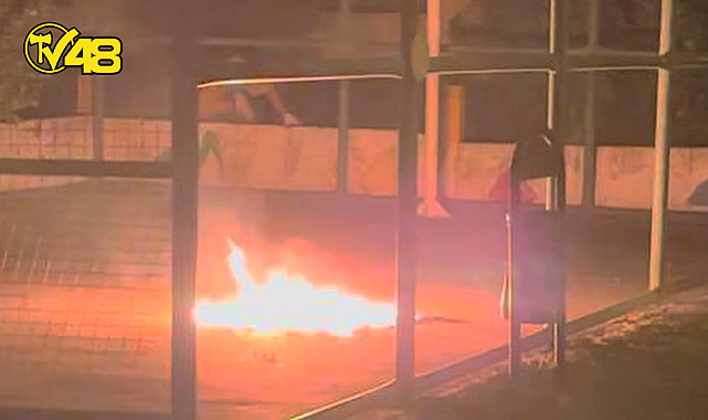 MİLAS&#039;TA BULUNAN PARKI ATEŞE VERDİLER!