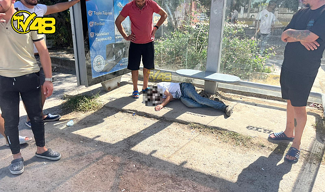 MİLAS&#039;TA DURAKTA OTURDUĞU YERDE DÜŞÜP BAYILDI