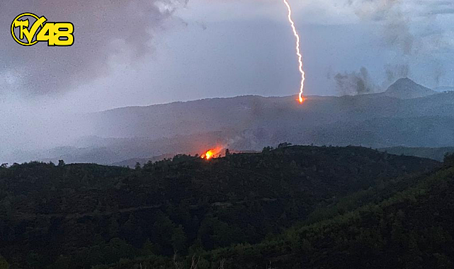 MUĞLA&#039;DA YAĞAN YAĞIŞLAR SONUCU OLUŞAN YILDIRIMLAR NEDENİYLE 36 YANGIN MEYDANA GELDİ