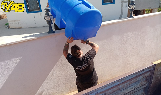 BODRUM&#039;DA SU DEPOSU DESTEĞİ BAŞLADI, VATANDAŞLAR YETERLİ BULMADI!