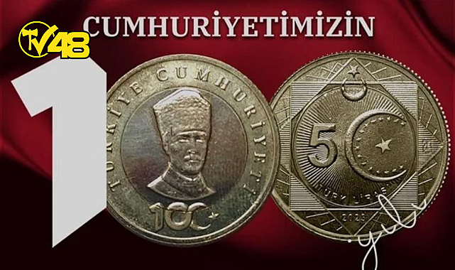 CUMHURİYETİN 100. YILINA ÖZEL &quot;5 TÜRK LİRASI&quot; HATIRA PARASI BASILDI