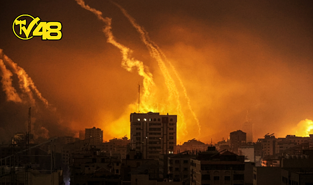 GAZZE&#039;Yİ GECE BOYUNCA BOMBARDIMANA TUTTULAR