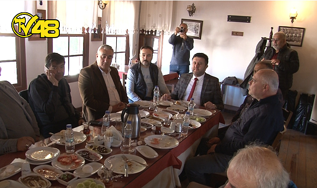 AK PARTİ İLÇE BAŞKANI ÇELİK, BASIN MENSUPLARIYLA BiRARAYA GELDİ