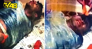 VAHŞETİN GÖRÜNTÜLERİ! ÇETE, İKİ GENCİ TEPEDEN TIRNAĞA BANTLAYIP KERPETENLE DİLLERİNİ ÇEKMİŞ