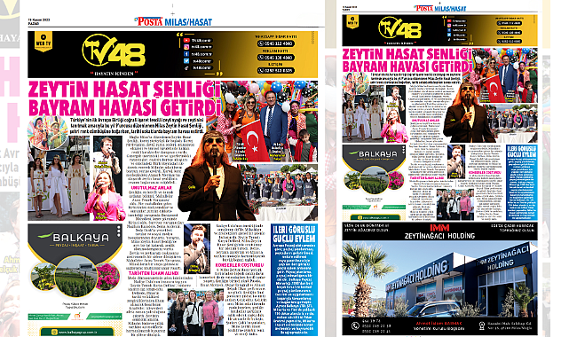 ZEYTİN HASAT ŞENLİĞİ BAYRAM HAVASI GETİRDİ