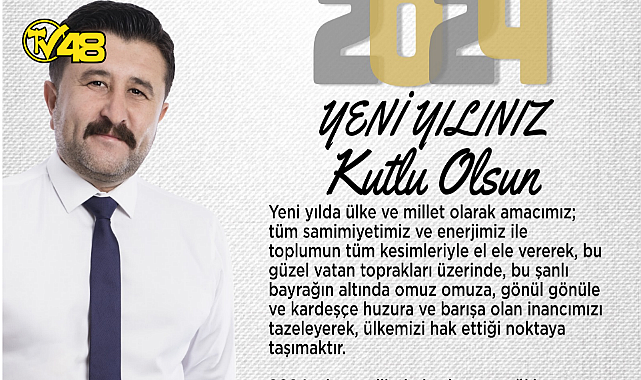 AK PARTİ MİLAS İLÇE BAŞKANI EMİN ÇELİK&#039;TEN YENİ YIL MESAJI