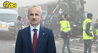 BAKAN URALOĞLU, KUZEY MARMARA OTOYOLU'NDAKİ ZİNCİRLEME KAZA SONRASI ALINAN TEDBİRLERİ AÇIKLADI