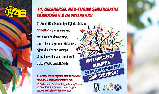 BODRUM&#039;DA &quot;GÜNEŞİN YENİDEN DOĞUŞU&quot; KUTLANACAK