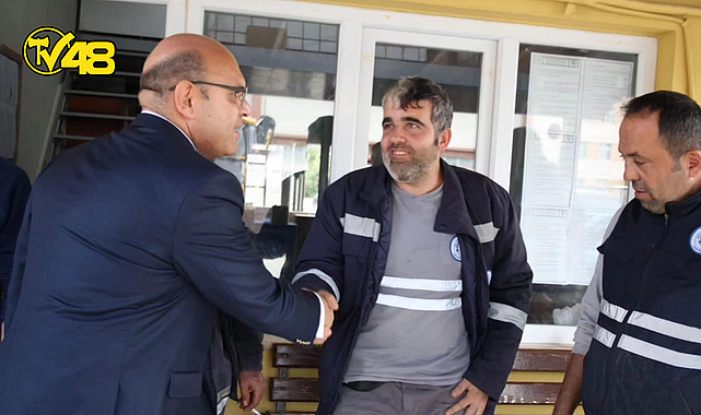 DR. MEHMET GÜNLÜK, MILAS BELEDIYESI ÇALIŞANLARI VE ESNAFLA BULUŞTU