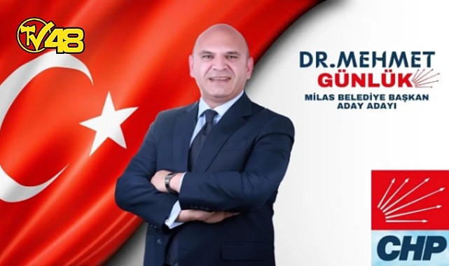 DR. MEHMET GÜNLÜK, YARIN SAAT 13.00&#039;TE MİLAS BELEDİYE BAŞKANLIĞI İÇİN ADAY ADAYLIĞINI AÇIKLIYOR