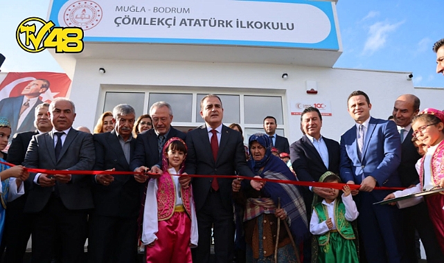 HAYIRSEVERLER TARAFINDAN BODRUM&#039;A KAZANDIRILAN 44&#039;ÜNCÜ OKULUN AÇILIŞI YAPILDI