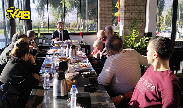 MİLAS BELEDİYE BAŞKAN ADAY ADAYI SUAT ÖZCAN BASIN MENSUPLARIYLA BİR ARAYA GELDİ.