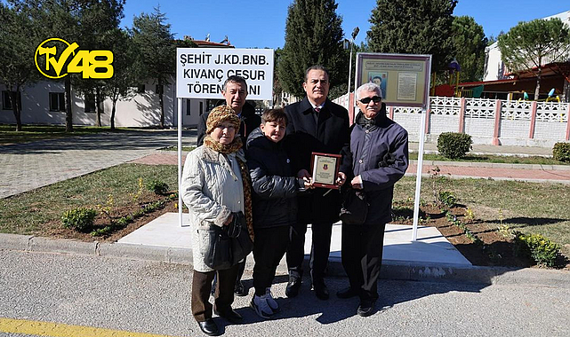 MUĞLA İL JANDARMA KOMUTANLIĞI SORUMLULUĞUNDA BULUNAN YAPILARA ŞEHİTLERİMİZİN İSİMLERİ VERİLDİ