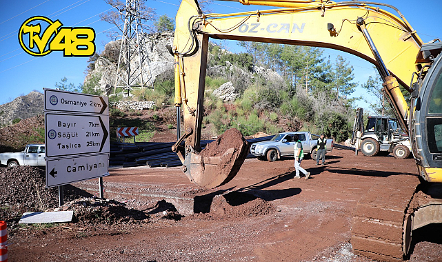 BOZBURUN İÇME SUYU HATTININ 14 KİLOMETRESİ TAMAMLANDI