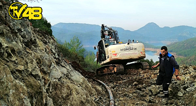 BÜYÜKŞEHİRDEN MARMARİS’TE İÇME SUYU ÇALIŞMALARI