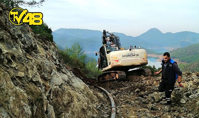 BÜYÜKŞEHİRDEN MARMARİS’TE İÇME SUYU ÇALIŞMALARI