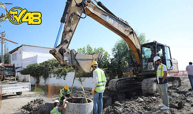 ÖREN KANALİZASYON ÇALIŞMASININ YÜZDE 53’Ü TAMAMLANDI