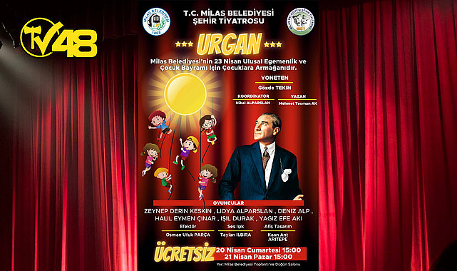 MİLAS BELEDİYESİ&#039;NDEN ÇOCUKLARA TİYATRO ARMAĞANI