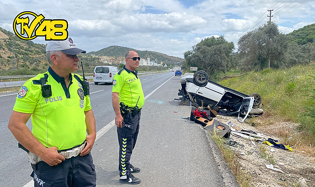 MİLAS-SÖKE KARAYOLUNDA YARALAMALI TRAFİK KAZASI…