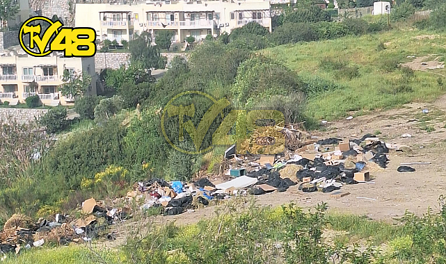 MİLAS&#039;TA YAZLIK SİTELERİN ATIKLARI BOŞ ARAZİYE ATILIYOR! VATANDAŞLAR İSYANDA